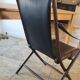 Chaise pliante de campagne vintage