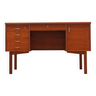 Bureau en teck, design danois, années 1970, production : Danemark