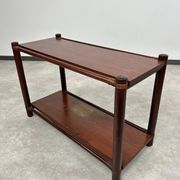 Mid-century modern bamboo side table by Gervasoni