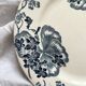 Antique ironstone dinner plate "Les Violettes" Salins