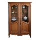 Display cabinet / bonnetière in cherry wood, Louis XV style, very good condition.