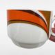 Schirnding Bavaria graphic orange coffee cups 1970s