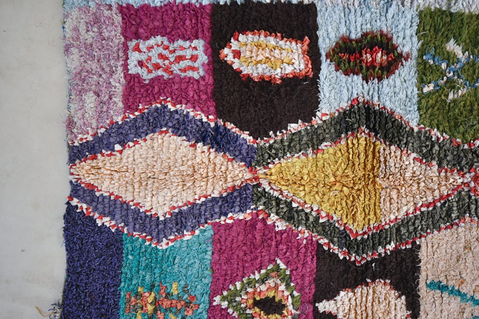 Tapis boucherouite 85x252cm