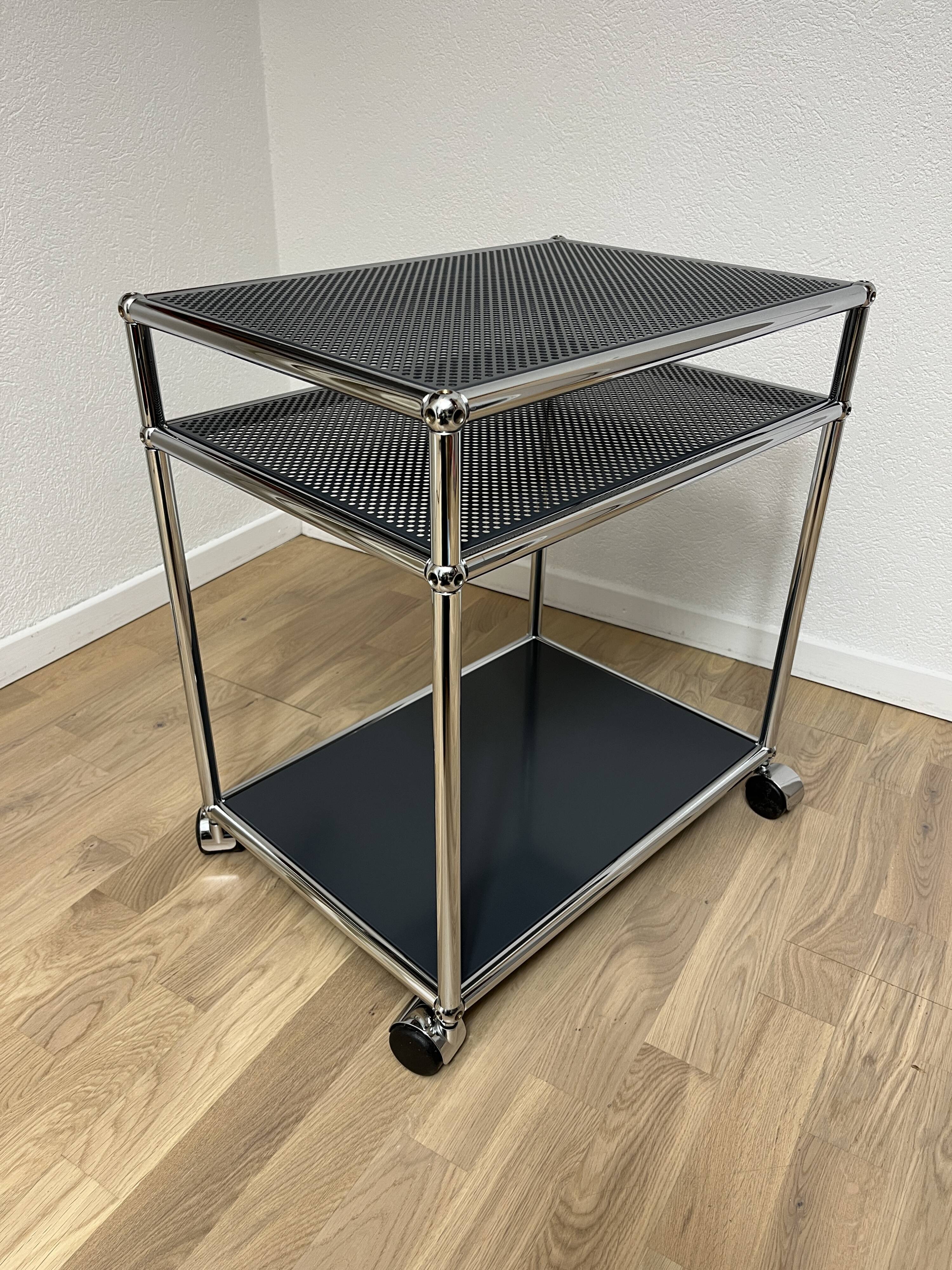 USM Haller side table in Anthracite Grey