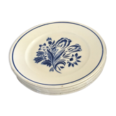 Suites of 6 plates and Bowl Badonviller