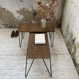 Duo of wicker tables RaouDuo of wicker tables Raoul Guysl Guys