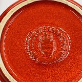 Waechtersbach vintage mustard pot with heart design