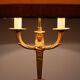 Gilded Bronze Empire Floor lamp France 1950s