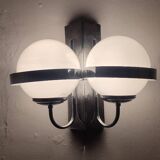 Aplique de pared metálico. Spain, 1970s.