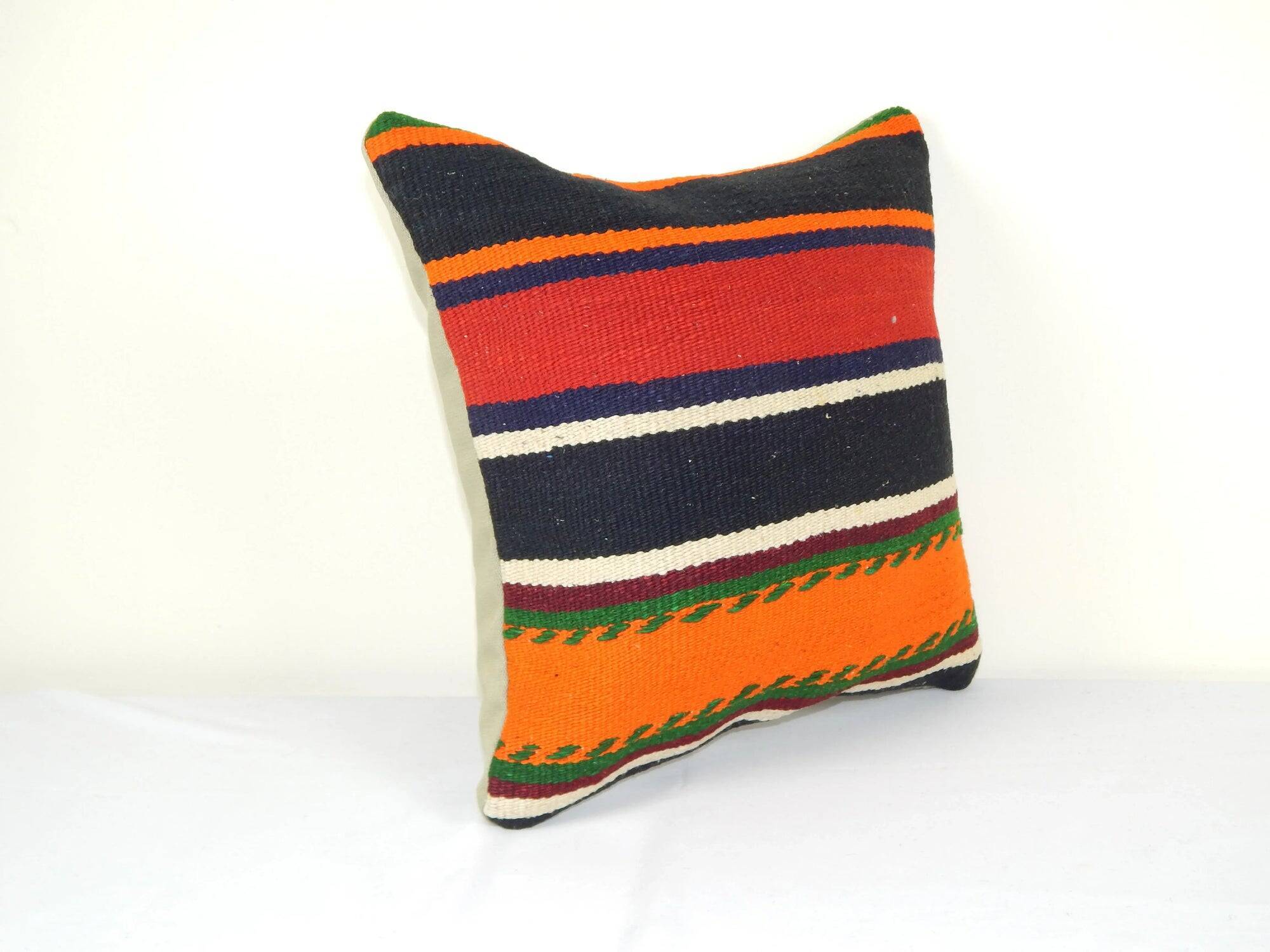 Vintage kilim cushion cover 41x41 cm