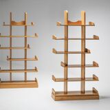 1970s oak shelf