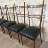 Set of 6 chairs 60s