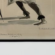 Lithographie couleur de paul daxhelet (1905 - 1993)