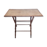 Bamboo side table