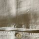 19th country pillowcase in raw linen canvas