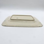 Gien earthenware dish "Terre de Fer", "Ibis" service, 1876