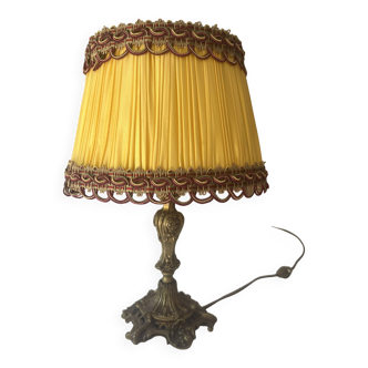 18th century Rococo style bronze lamp