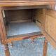Nightstand, black bedside table