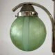 Green Art Deco pendant lamp