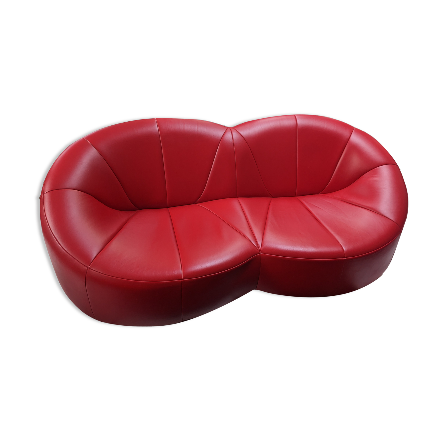 Leather sofa by Pierre Paulin by Ligne Roset