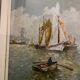 Animated marine landscape painting 20th century