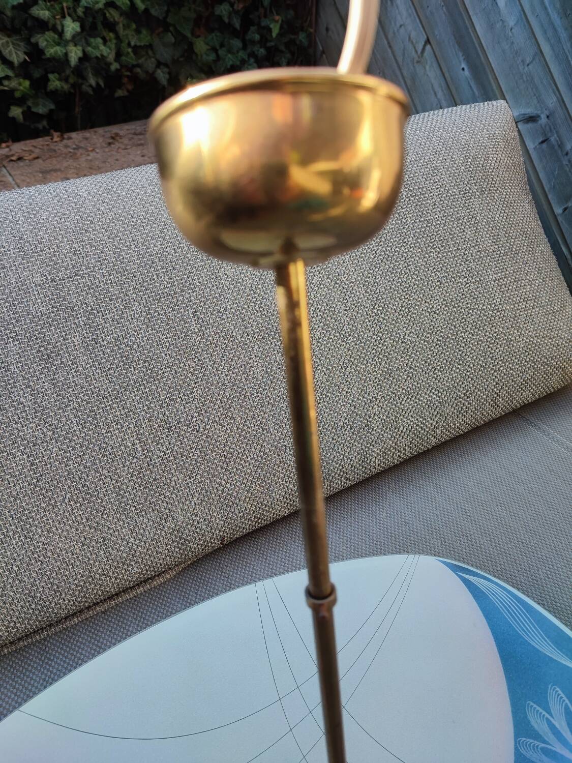 Suspension en verre peint