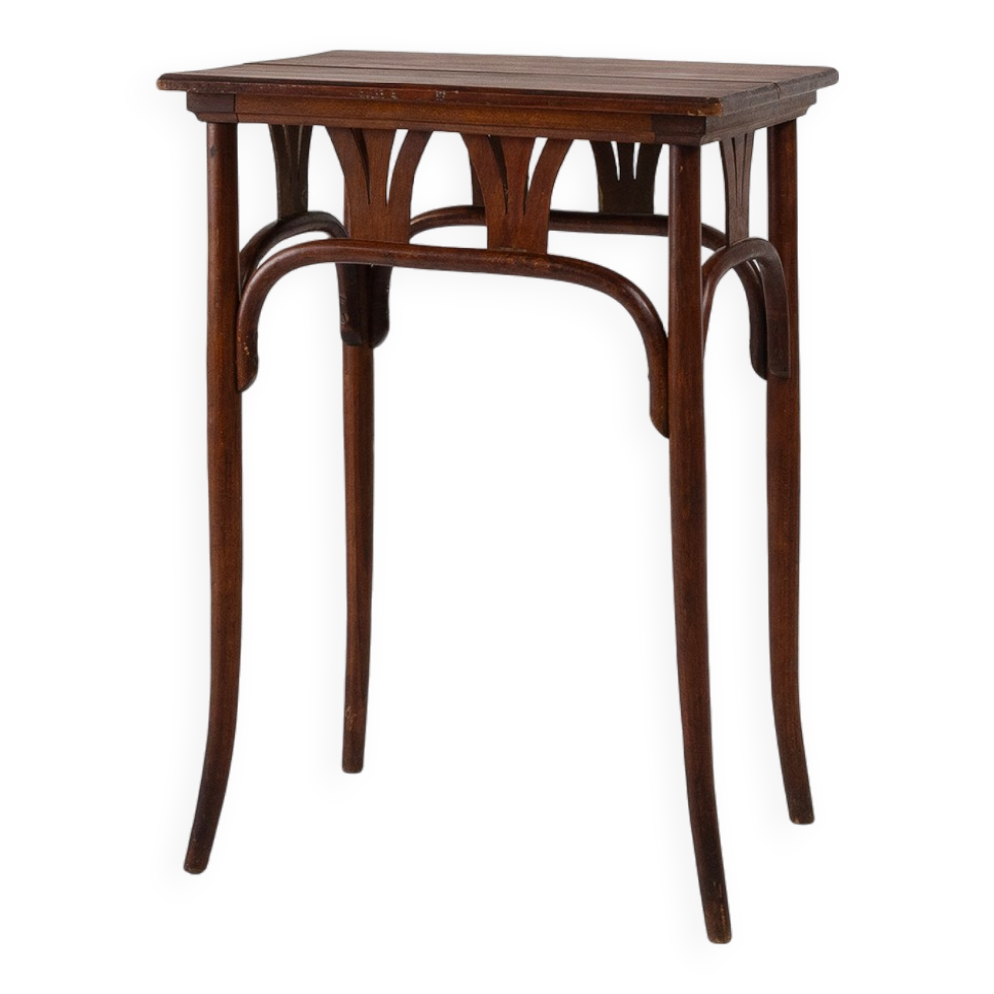 J. & J. Kohn art nouveau side table in bentwood, Austria ca. 1910