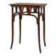 J. & J. Kohn art nouveau side table in bentwood, Austria ca. 1910