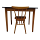 Vintage table and bar chair