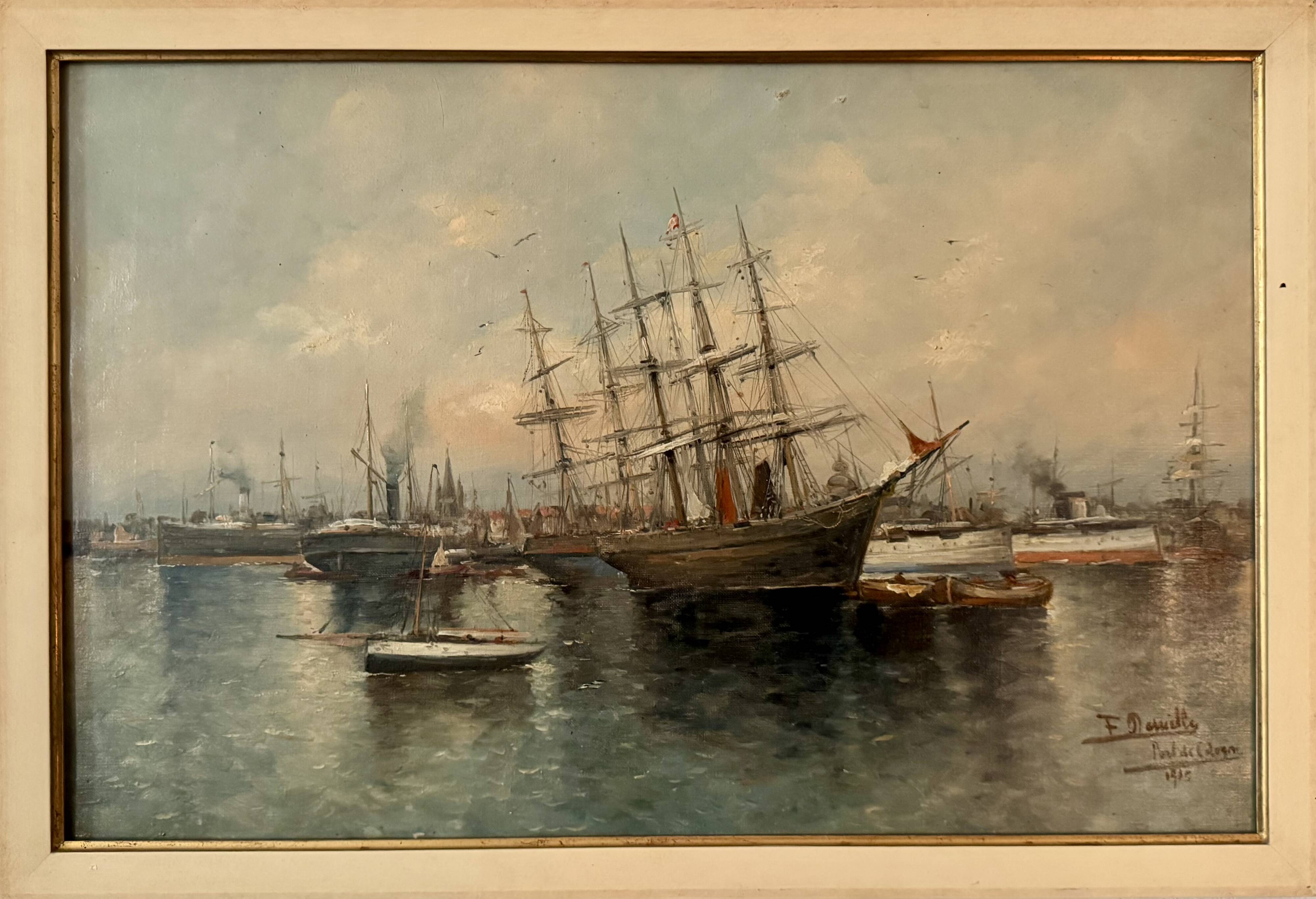 Port de Cologne daté 1905