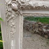 Large antique mirror/wooden frame