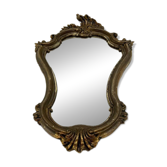Superbe Miroir Doré de Style Baroque