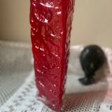 Red vase