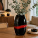 Vintage West Germany vase 660/24 in glazed ceramic.