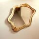 Miroir mural florentin en bois - vintage