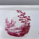 Limoges porcelain wall shelf Chapus Freres / Ceramic bathroom