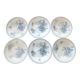 6 assiettes plates Sarreguemines U&C Flore
