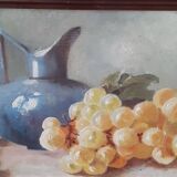 Framed painting. Still life. Oil signed.