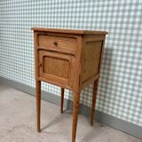 Bedside table with marble top (refurbished)