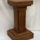 Oak wood column dimensions: height -70cm - width -38cm-