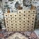Magnificent wooden workshop cabinet.