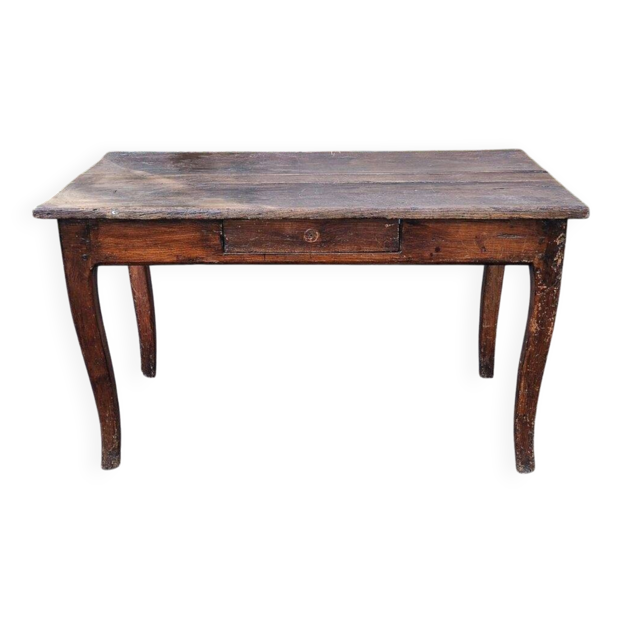Table ancienne avec tiroir