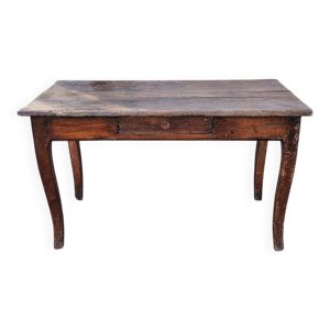 Table ancienne avec tiroir