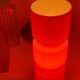 Lampe Fitz en verre orange Habitat vintage