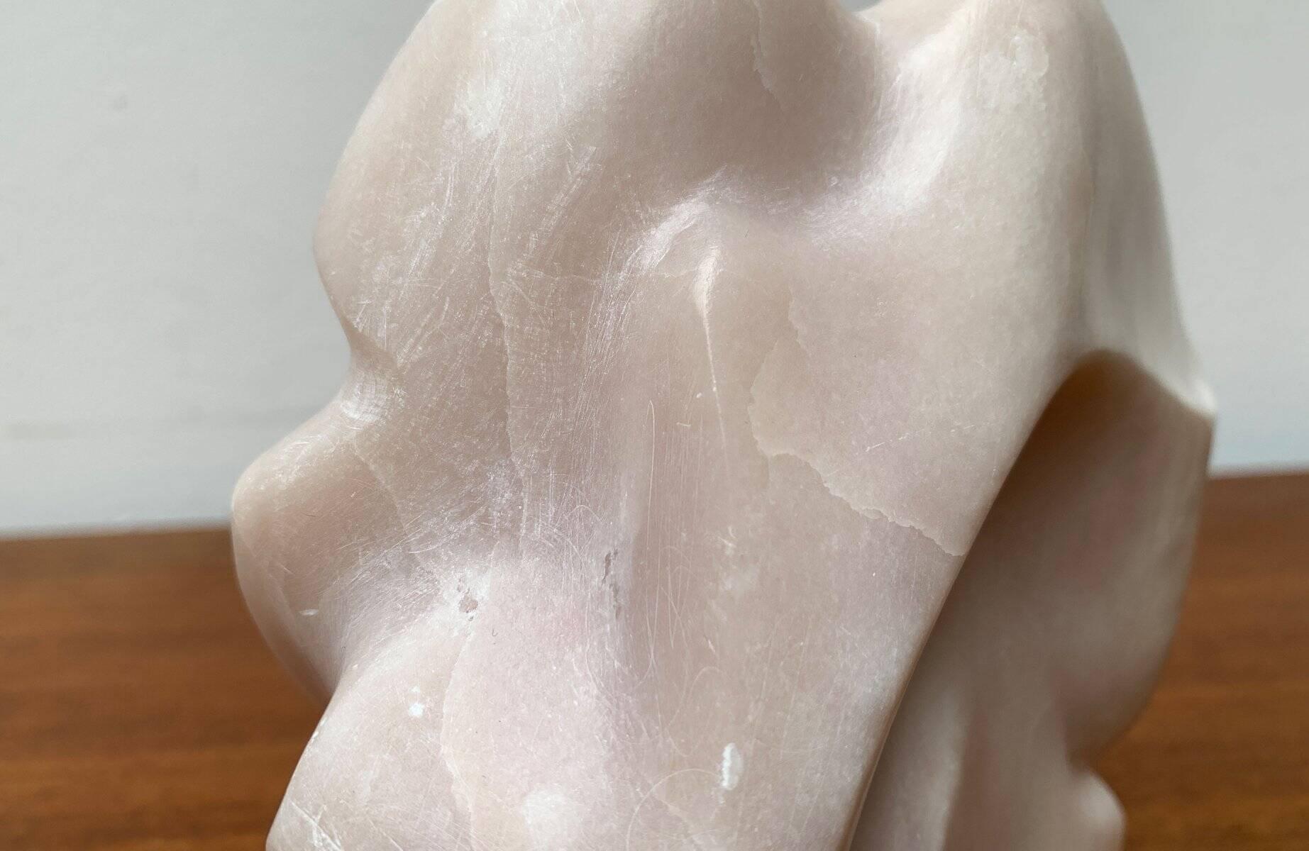 Vintage postmodern stone sculpture