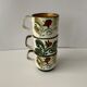 Trio de tasses vintage