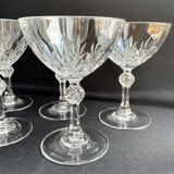 Champagne Glasses (5) - Mid-century modern - Crystal