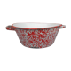 Bassine en tole emaillée rouge