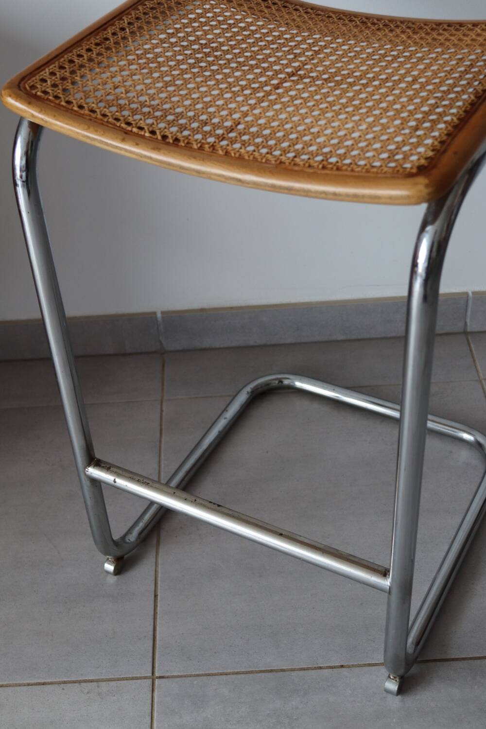 Breuer cane bar stool