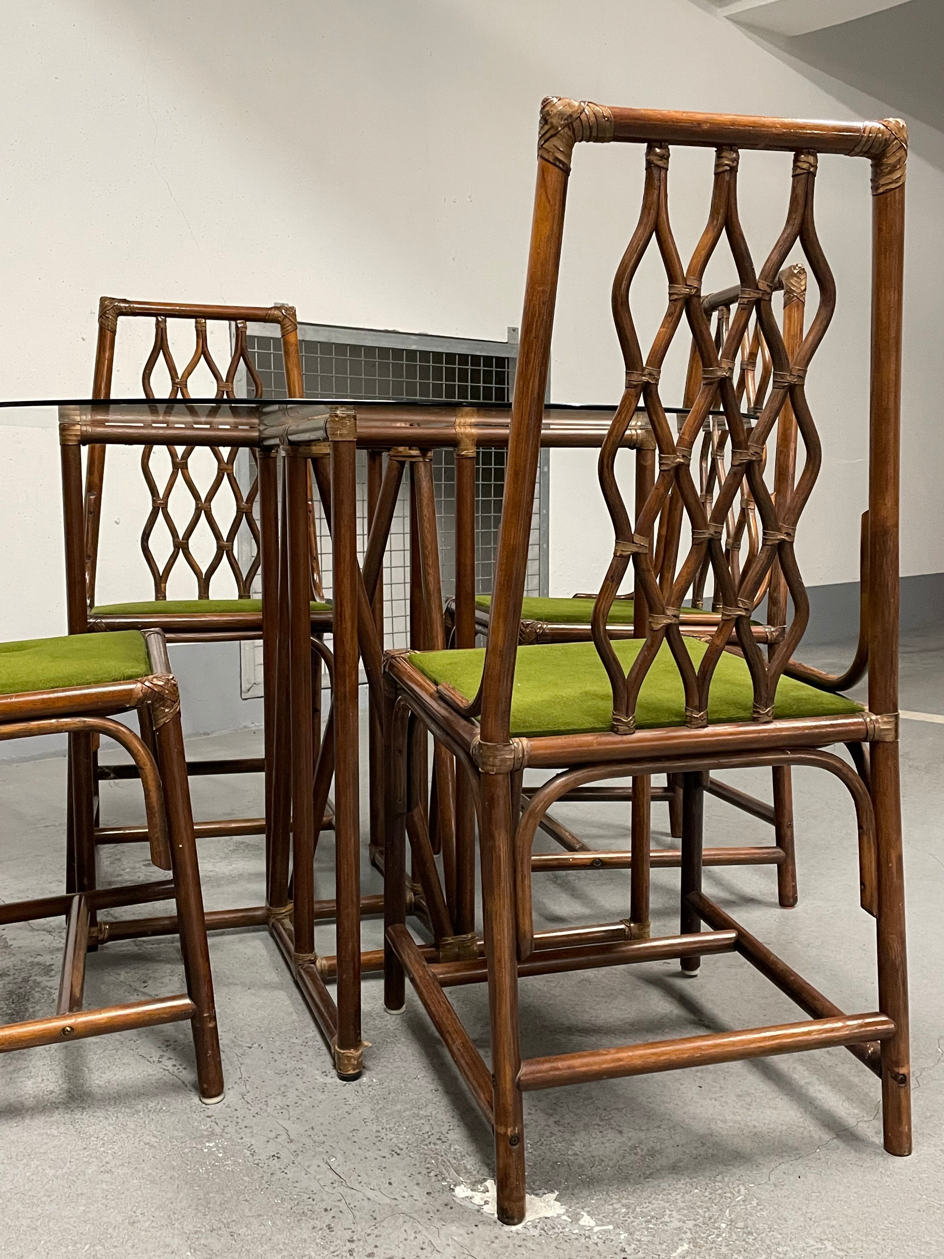 Rattan table and chairs
